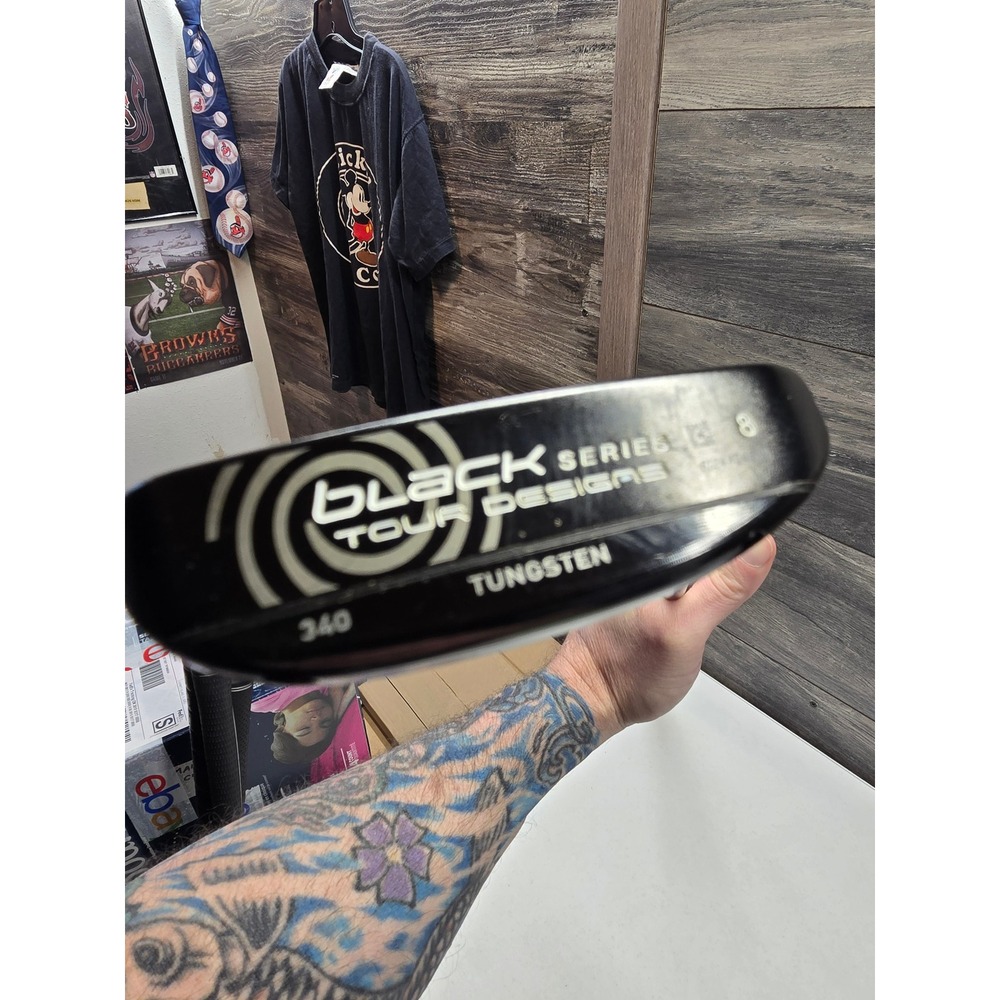 Odyssey Black Series Tour Designs 8 Putter 340g Tungsten Milled Blade 33 Inch